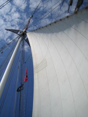Mast und Segel